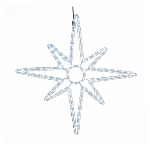 LUČKE MQ ZVEZDA LED BELA 80 X 80 CM