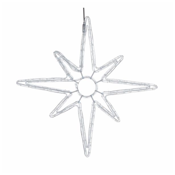 LUČKE MQ ZVEZDA LED BELA 80 X 80 CM