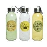 STEKLENICA ZA VODO DECORIS 0.5L MOTIVACIJSKI NAPIS