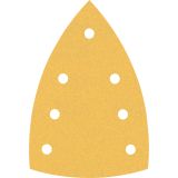 10-DELNI KOMPLET BRUSNIH PAPIRJEV S 7 LUKNJAMI EXPERT C470 ZA VEČNAMENSKE BRUSILNIKE, 100 X 150 MM, G 120