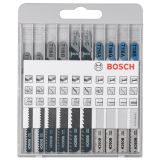 LIST VBODNE ŽAGE BOSCH 10-DELNI KOMPLET LISTOV T-STEBLO