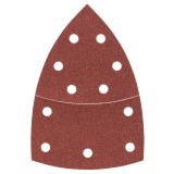 DELTA/VEČNAM BRUSNI LIST BOSCH 10-DELNI SET C430 RDEČ 102X62/93MM G120 11LUKENJ