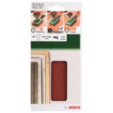 SAMOPRITDILNI BRUSNI LIST BOSCH 10-DELNI SET C430 RDEČ 93X185 MM K120 8 LUKENJ