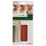 SAMOPRITDILNI BRUSNI LIST BOSCH 10-DELNI SET C430 RDEČ 93X185 MM K180 8 LUKENJ
