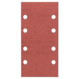 SAMOPRITDILNI BRUSNI LIST BOSCH 10-DELNI SET C430 RDEČ 93X185 MM K180 8 LUKENJ