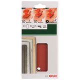 SAMOPRITDILNI BRUSNI LIST BOSCH 10-DELNI SET C430 RDEČ 93X185 MM K180 8 LUKENJ