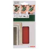 SAMOPRITDILNI BRUSNI LIST BOSCH 10-DELNI SET C430 RDEČ 93X185 MM K240 8 LUKENJ