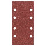 SAMOPRITDILNI BRUSNI LIST BOSCH 10-DELNI SET C430 RDEČ 93X185 MM K40 8 LUKENJ