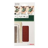 SAMOPRITDILNI BRUSNI LIST BOSCH 10-DELNI SET C430 RDEČ 93X185 MM K60 8 LUKENJ