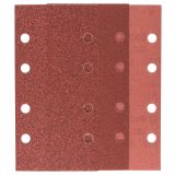 SAMOPRITDILNI BRUSNI LIST BOSCH 10-DELNI SET C430 RDEČ 93X185 MM K60/120/240