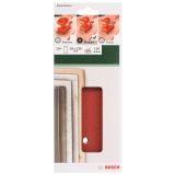SAMOPRITDILNI BRUSNI LIST BOSCH 10-DELNI SET C430 RDEČ 93X230 MM G120 8 LUKENJ