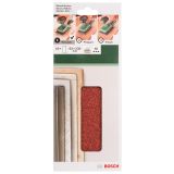 SAMOPRITDILNI BRUSNI LIST BOSCH 10-DELNI SET C430 RDEČ 93X230 MM G40 8 LUKENJ