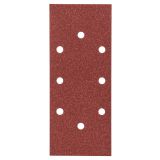 SAMOPRITDILNI BRUSNI LIST BOSCH 10-DELNI SET C430 RDEČ 93X230 MM G80 8 LUKENJ