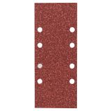 SAMOPRITDILNI BRUSNI LIST BOSCH 10-DELNI SET C430 RDEČ 93X230 MM K40 6 LUKENJ