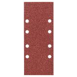 SAMOPRITDILNI BRUSNI LIST BOSCH 10-DELNI SET C430 RDEČ 93X230 MM K60 8 LUKENJ