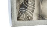 STEKLENA BUNKA GLOSSTYLE 100 MM 4/1 BELA 2 Z IN 2 BREZ DEKORJA