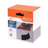 SKODELASTA ŽIČNA ŠČETKA TACTIX 100MM POŠEVNA NAVOJ M14 FE 0.30MM