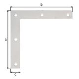 KOTNIK ALBERTS 100X100X15 MM BELE BARVE PLOŠČATI