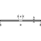 REZALNA PLOŠČA ZA RF BOSCH 115X1.6X22.23 MM WA 60 T BF