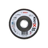 LAMELNI BRUSNI DISK POŠ. BOSCH 115X22.23MM G120 X-LOCK X571 ZA KOVINO