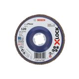RAVNI BRUSNI LAMELNI DISK BOSCH 115X22.23MM G120 X-LOCK X571 ZA KOVINO