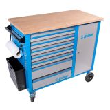 VOZIČEK ZA ORODJE UNIOR 1182X640X955 MM 7 PREDAL. ART.94OH2