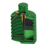 MALA ČISTILNA NAPRAVA ROTO 12-14 PE ECO BLUE, MBBR 10.000L