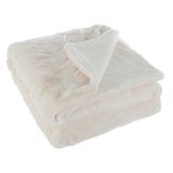 DEKORATIVNA ODEJA BIZZOTTO 120X150 CM CHANTEL BELA