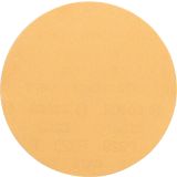 10-DELNI SET SAMOPRITRDILNIH BRUSNIH DISKOV BOSCH 125 MM BREZ LUKENJ K120 RUMENI ZA LES