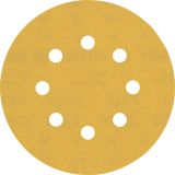 SAMOPRITRILNI BRUSNI DISK BOSCH 125MM 8 LUKENJ G320 EXC470 ZA LES IN BARVO