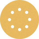 SAMOPRITRILNI BRUSNI DISK BOSCH 125MM 8 LUKENJ G80 EXC470 ZA LES IN BARVO