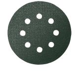 SAMOPRITRILNI BRUSNI DISK BOSCH 5- DELNI SET F355 ČRN 125MM 8 LUKENJ P600