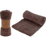 DEKORATIVNA ODEJA EH 125X150 CM, TEMNO RJAVA