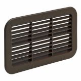 ZRAČNIK HETTICH DIY 128X78 MM, RJAV PVC ZAV=1 KOS