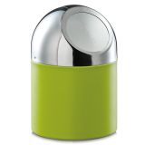 KOŠ NA KLIK ZELLER PRESENT 12X18 CM ZELENE BARVE S KOVINSKIM POKROVOM