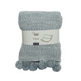 DEKORATIVNA ODEJA 130X170 CM S COFKI, MODRA