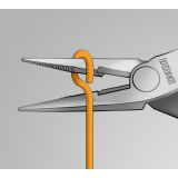 TELEFONSKE RAVNE KLEŠČE UNIOR 135 MM ART. 508E