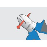 STRANSKE ŠČIPALNE KLEŠČE UNIOR 140 MM KROMIRANE ART. 461BI