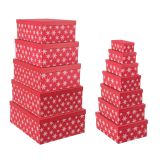 ŠKATLA ZA SHRANJEVANJE BIZZOTTO 15.5X7X5.5 CM RDEČA