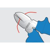 STRANSKE ŠČIPALNE KLEŠČE UNIOR 160 MM FOSFATIRANE ART. 461/4G