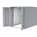 DODATKI ZA KOVINSKE HIŠKE BIOHORT 16X4X134 CM ELEKTRIČNA MONTAŽNA PLOŠČA