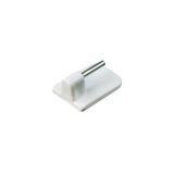 OBEŠALO 17X24 SAMOLEPILNA KLJUKA BELA V ZAVITKU 4 KOS