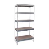 REGAL AR SHELVING 180X90X40 CM, 5 POLIC 175 KG/POLICO, GALVA