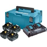 BATERIJE IN POLNILNIKI MAKITA 197626-8 4X5AH, DC18RD, MAKPAC3