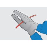 KOMBINIRANE KLEŠČE UNIOR 200 MM FOSFATIRANE ART. 405/4G