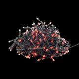 208 LED TOPLO RDEČIH LUČK Z  RAZLIČNIMI PROGRAMI UTRIPANJA