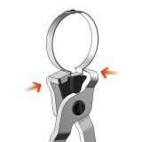 KLEŠČE ZA CEVNE OBJEMKE UNIOR 230 MM ZA OETIKER OBJEMK ART. 2078/2BI