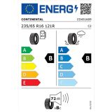 LETNA GUMA CONTINENTAL 235/65R16C 121R CONTIVANCONTACT 100