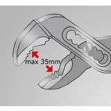 PAPIGA KLEŠČE S ČEPOM UNIOR 240 MM BI ROČAJ ART. 447.1BI