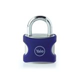 CILINDRIČNA OBEŠANKA YALE 25 MM MODRA ESSENTIAL ALU ZAV=1 KOS